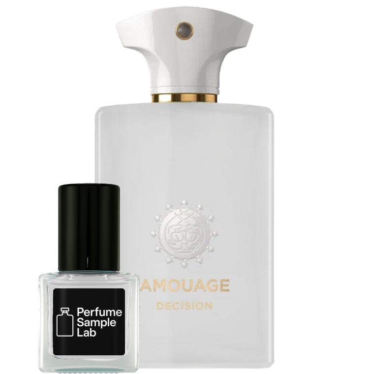 Amouage Decision perfume decant sample