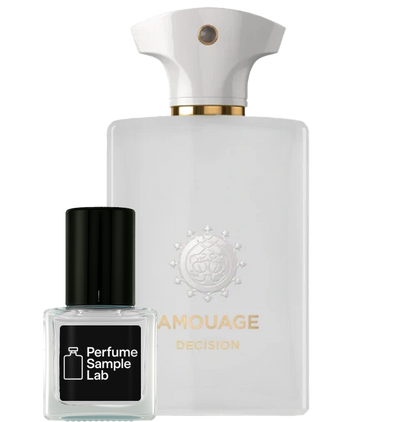 Amouage Decision perfume decant sample