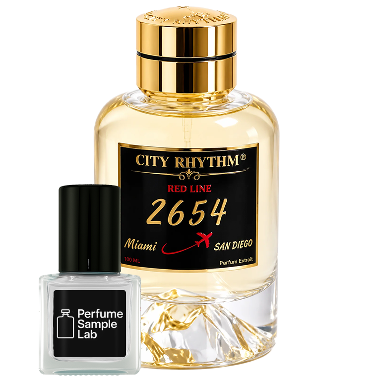City Rhythm Red Line 2654 perfume decant sample