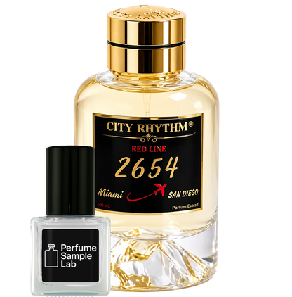 City Rhythm Red Line 2654 perfume decant sample