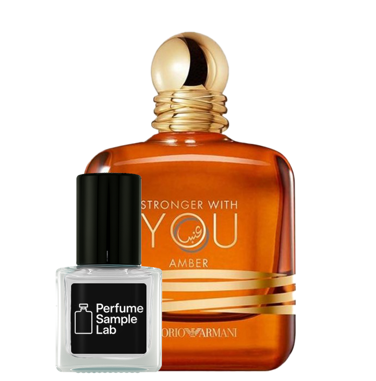 Emporio Armani Stronger With You Amber perfume decant sample