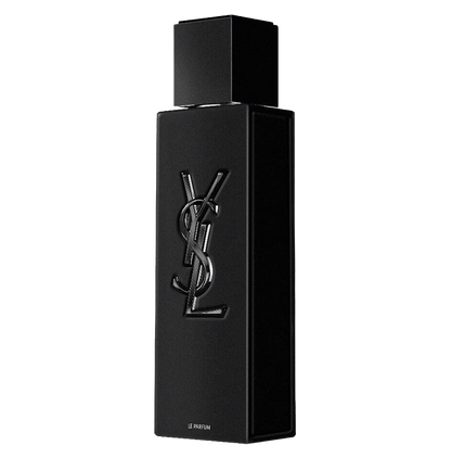 YSL MYSLF Le Parfum fragrance bottle used for decant samples at Perfume Sample Lab